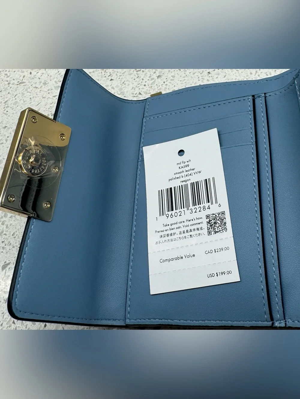 Kate Spade New York Reegan medium flap wallet